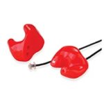 red filtered hearing protection