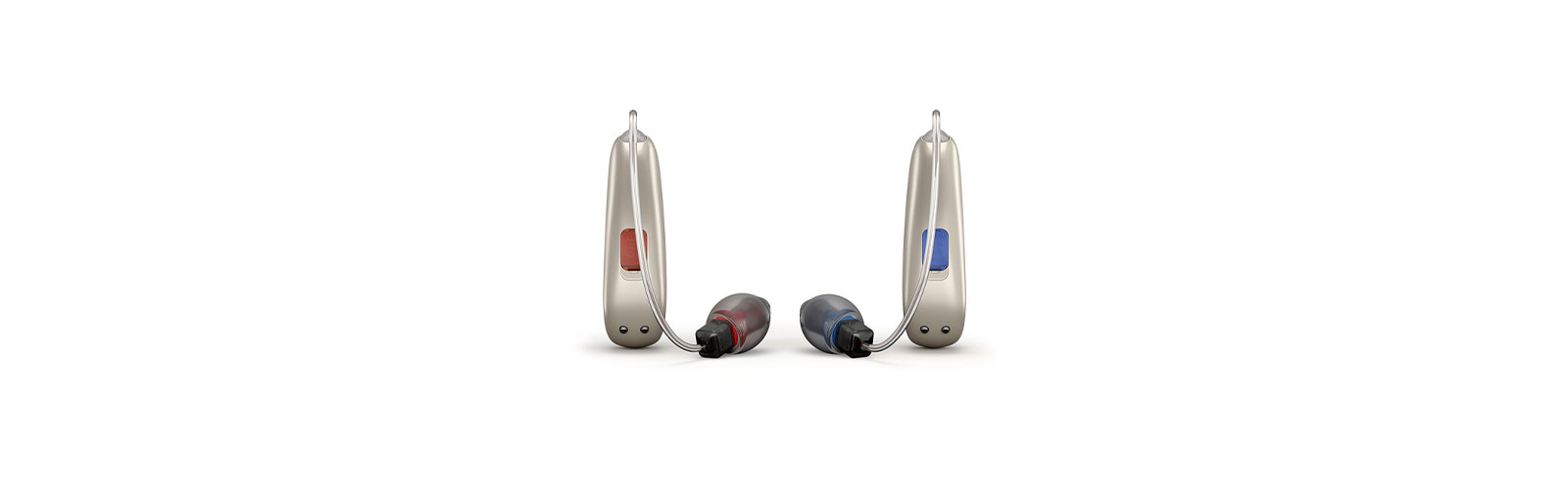 two hearing aids side by side