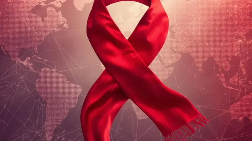 Associated Audiologists team collects handmade scarves for Red Scarf Project