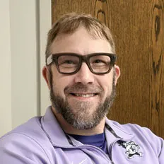 Jon Carlson wearing Meta AI Glasses, hearing loss patient at Associated Audiologists